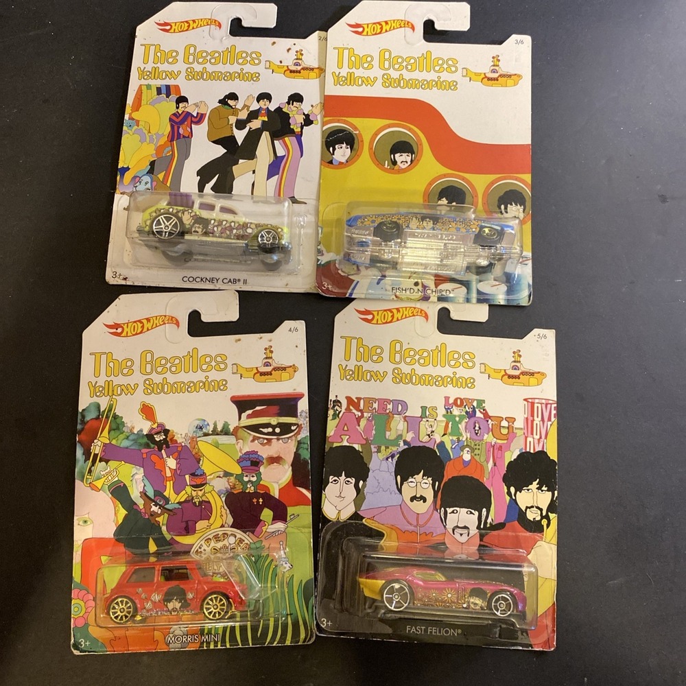 The Beatles Yellow Submarine Hot Wheels Lot 4/6